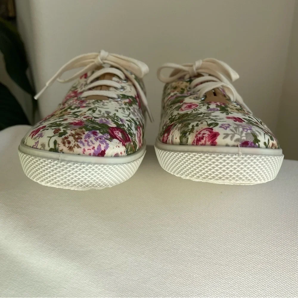 Hotter Mabel Floral Sneaker Lace-Up Comfort Concepts